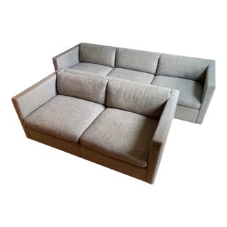 Knoll International Charles Pfister Sofa & Loveseat For Sale
