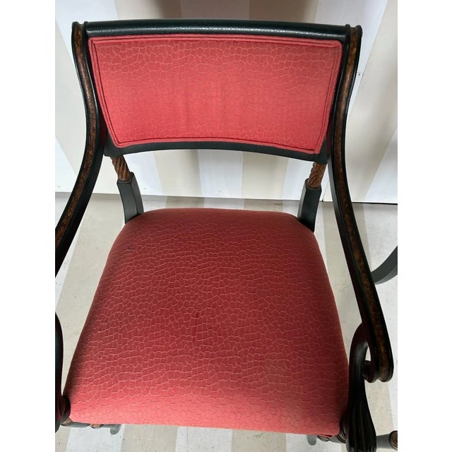 Early 20th Century Chic Pair of Regency Style Armchairs For Sale - Image 10 of 10
