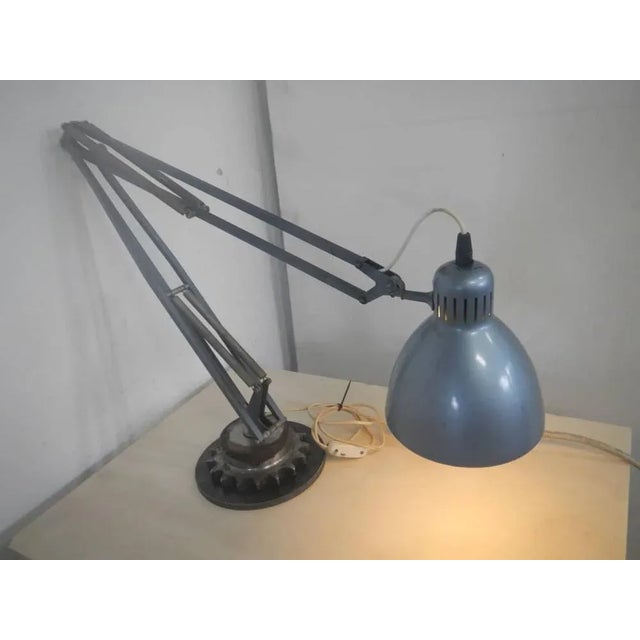 Industrial Metal Table Lamp, 1960s For Sale - Image 3 of 8