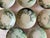 Victorian Set of 8 Antique Porcelain Green and White Small Plates For Sale - Image 3 of 11