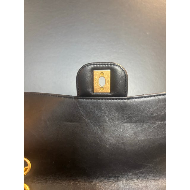 Onyx Chanel Pocket Flap Bag For Sale - Image 8 of 10