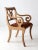 Wood Antique Lyre Back Armchair For Sale - Image 7 of 14