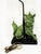 Wood 1940s Chinoiserie Celadon Porcelain Foo Dog Lamp, Custom Shade For Sale - Image 7 of 10