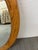 Vintage Round Oak Framed Wall Mirror For Sale - Image 4 of 12