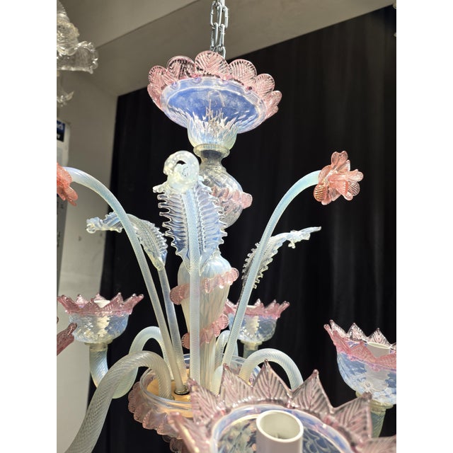 Vintage Murano Chandelier, 1980s For Sale - Image 8 of 16