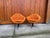 Metal Mid-Century Metal and Fabric Swivel Chairs, 1960s, Set of 2 For Sale - Image 7 of 9