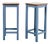 Wooden Bar Stools, 1980s, Set of 2 For Sale