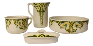 Art Deco Toiletries, 1930, Set of 4