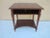 1970s Bombay Solid Wood Side End Table Mahogany Carved Leg Details For Sale - Image 12 of 13