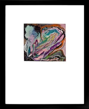 Rolph Scarlett, Untitled (Original Framed Watercolor on Paper), Ca. 1950