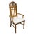 BASSETT FURNITURE Centuria Collection Solid Pecan Mediterranean Style Dining Arm Chair 429-42-480 45" High 23.25" Wide 23"...