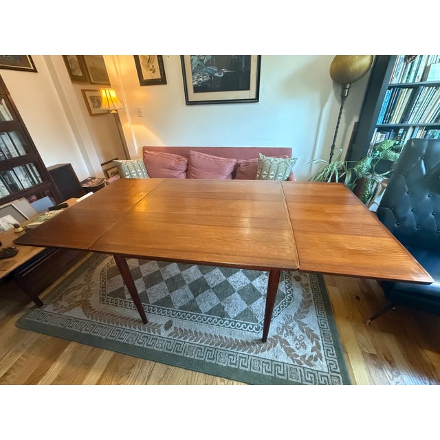 Sibast Møbler 1960s Mid-Century Danish Extendable Dining Table - Arne Vodder for Sibast Møbler George Tanier For Sale - Image 4 of 8