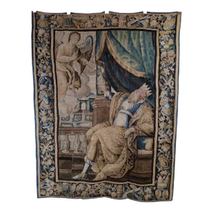 17th Century Flemish Wool and Silk Tapestry