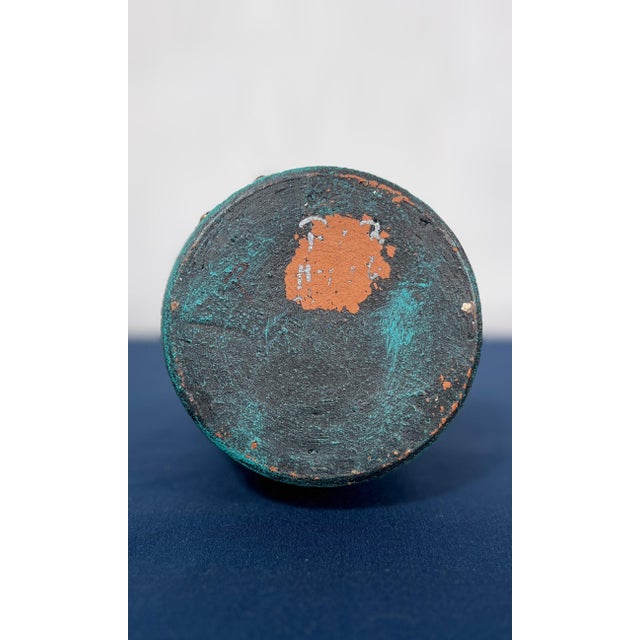 Modernist Italian Brutalist "Corda" Gourd Vessel For Sale - Image 10 of 10