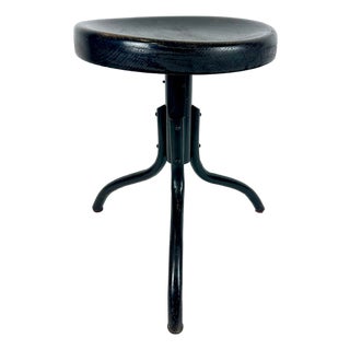 Vintage Industrial Swivel Stool, 1950s For Sale