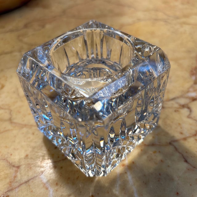 2010s Square Crystal Lismore Votive by Waterford For Sale - Image 5 of 12