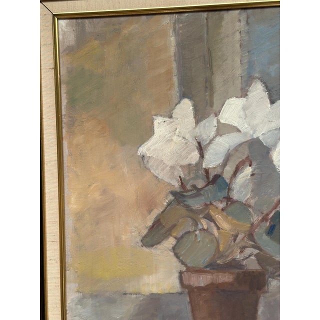 Billi Danielsson, Flowers in Pot, 1978, Oil on Canvas, Framed For Sale - Image 13 of 18