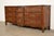French Provincial Baker Furniture French Provincial Louis XV Carved Oak Triple Dresser or Credenza For Sale - Image 3 of 18