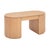 Boho Chic Marlow Natural Wood Executive Desk For Sale - Image 3 of 9