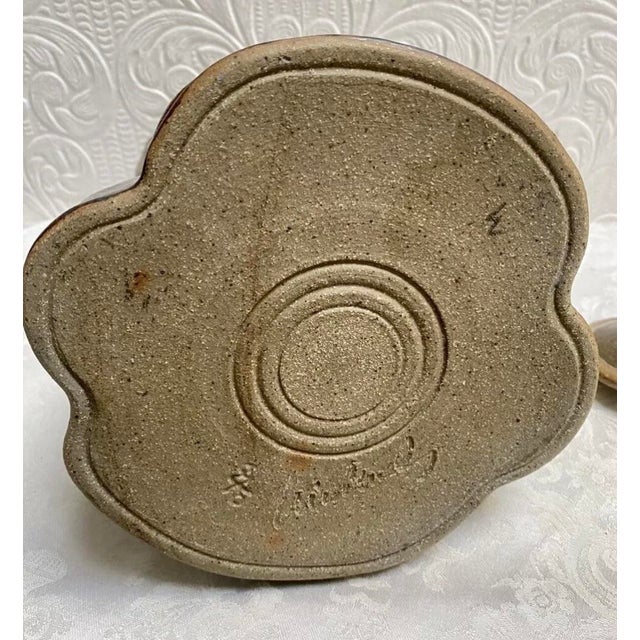 Coffee Large Vintage Handmade Bob Nichols Studio Art Pottery Tea Pot For Sale - Image 8 of 12