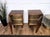Brown Mid-Century Modern Italian Wooden Nightstands, 1950s, Set of 2 For Sale - Image 8 of 11