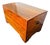 Vintage Wooden Hope Chest W/ Yale Lock – Solid Wood Blanket Chest on Casters For Sale