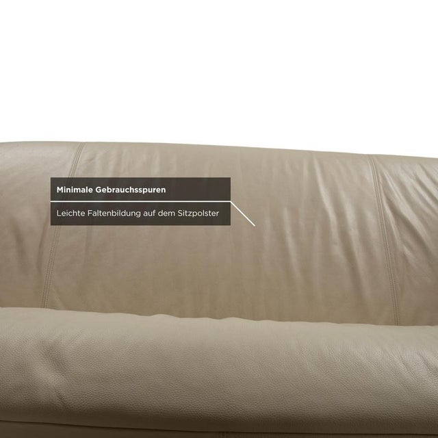322 Three-Seater Sofa in Leather from Rolf Benz For Sale - Image 6 of 14