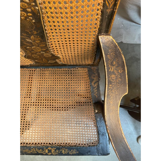 19th Century 19th Century Chinoiserie Armchair For Sale - Image 5 of 8