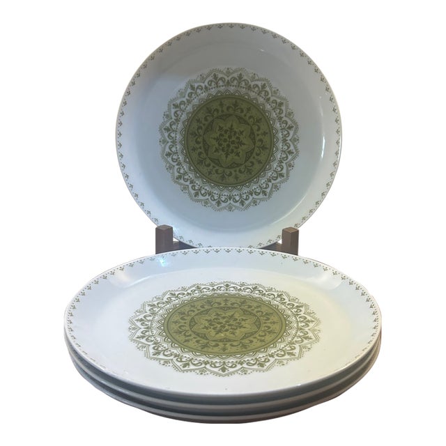 Mid 20th Century Mikasa Dinner Plates Set of 4 For Sale