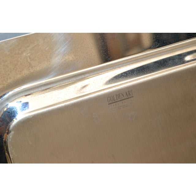 Golden Art Steel Design Argentina Serving Tray Inox 18/8 Stainless Steel 1980 For Sale - Image 12 of 13
