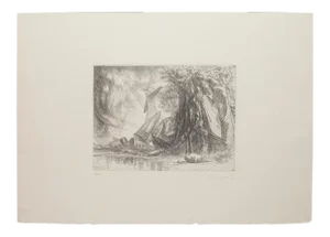 Redemption Etching by Riccardo Tommasi Ferroni, 1970s