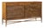 Paul McCobb for Calvin Mid Century Mahogany and Brass Credenza For Sale