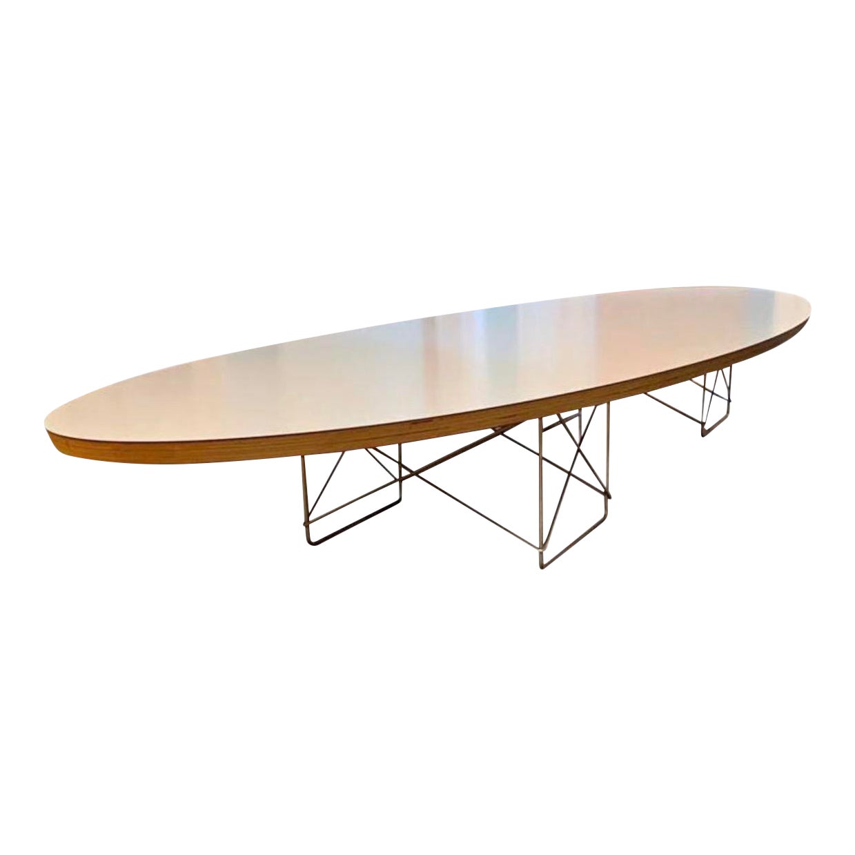 Herman Miller Eames Surfboard Elliptical Coffee Table Chairish