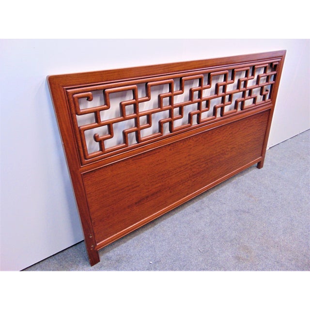 Chinese Rosewood Queen Size Headboard Chairish