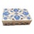 Gorgeous Marble W Lapis Lazuli Inlay 4”x6”x1” Jewelry Casket For Sale