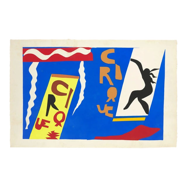 1983 Matisse Lithograph 2 Jazz Le Cirque For Sale