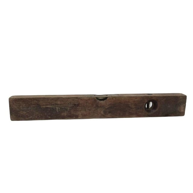 Antique Late 19th Century Primitive Sargent & Co. Ny Wooden Bubble Level For Sale - Image 4 of 12
