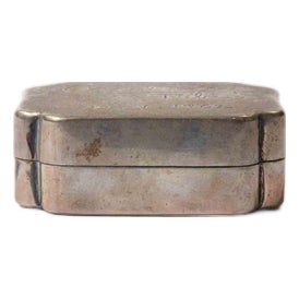 Italian Sterling Silver Presentation Box by C. Nardetti, Florence, 1962 For Sale