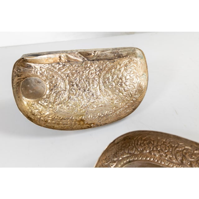 Late 20th Century South East Asian Cambodian Silverplate Deer Form Betel Box For Sale - Image 11 of 12