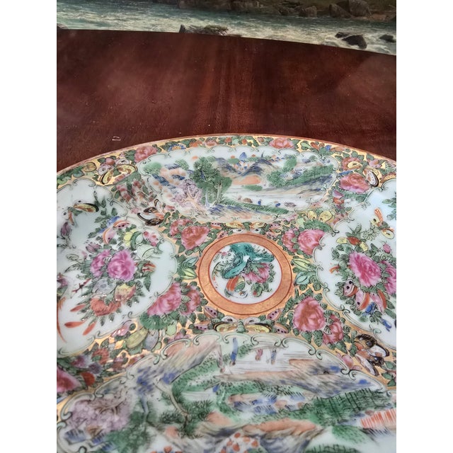 Chinese Antique Chinese Porcelain 120 Years Oval Dish For Sale - Image 3 of 10