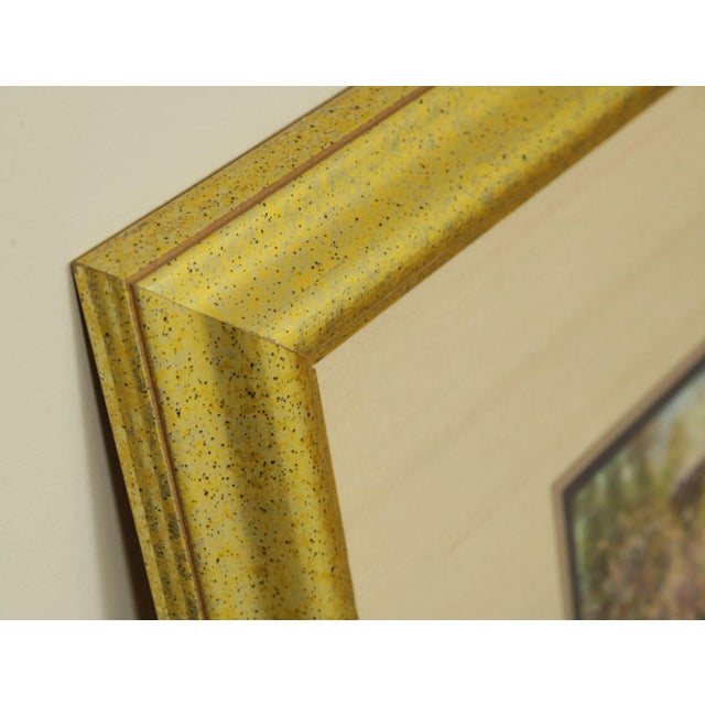 1980s Custom Framed Impressionist Art Print For Sale - Image 5 of 13