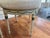 Textile Pair of Painted Neoclassical Armchairs in Cream & Sage Green – Directoire Style Style For Sale - Image 7 of 9