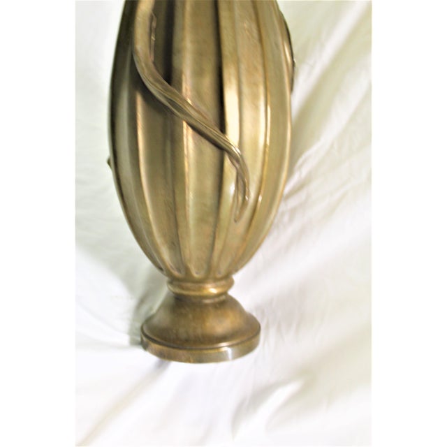 Mid Century Modern Vase Deco Silvered Bronze For Sale - Image 4 of 8