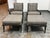 Design Plus Gallery presents a Pair of Mid 20th Century Lounge Armchairs + Ottomans by T.H. Robsjohn-Gibbings for...
