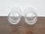 Pair of Tall Clear Glass Hurricane Shades, English Circa 1900 For Sale In Atlanta - Image 6 of 7