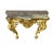 French Louis XV Style Giltwood Console Table With Marble Top For Sale In Tampa - Image 6 of 18
