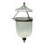 Vintage Diamond Cut Crystal Bell Jar Lantern For Sale