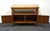 Davis Cabinet Company Davis Cabinet Co. Solid Walnut Italian Provincial 80" Flip Top Server Buffet For Sale - Image 4 of 12