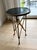 French 1960 Neoclassical Bronze and Black Marble Gueridon / Directoire / Empire Side Table For Sale - Image 3 of 10