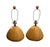 1980 Art Deco Shell Style Coral Tan Table Lamps- A Pair For Sale - Image 4 of 5